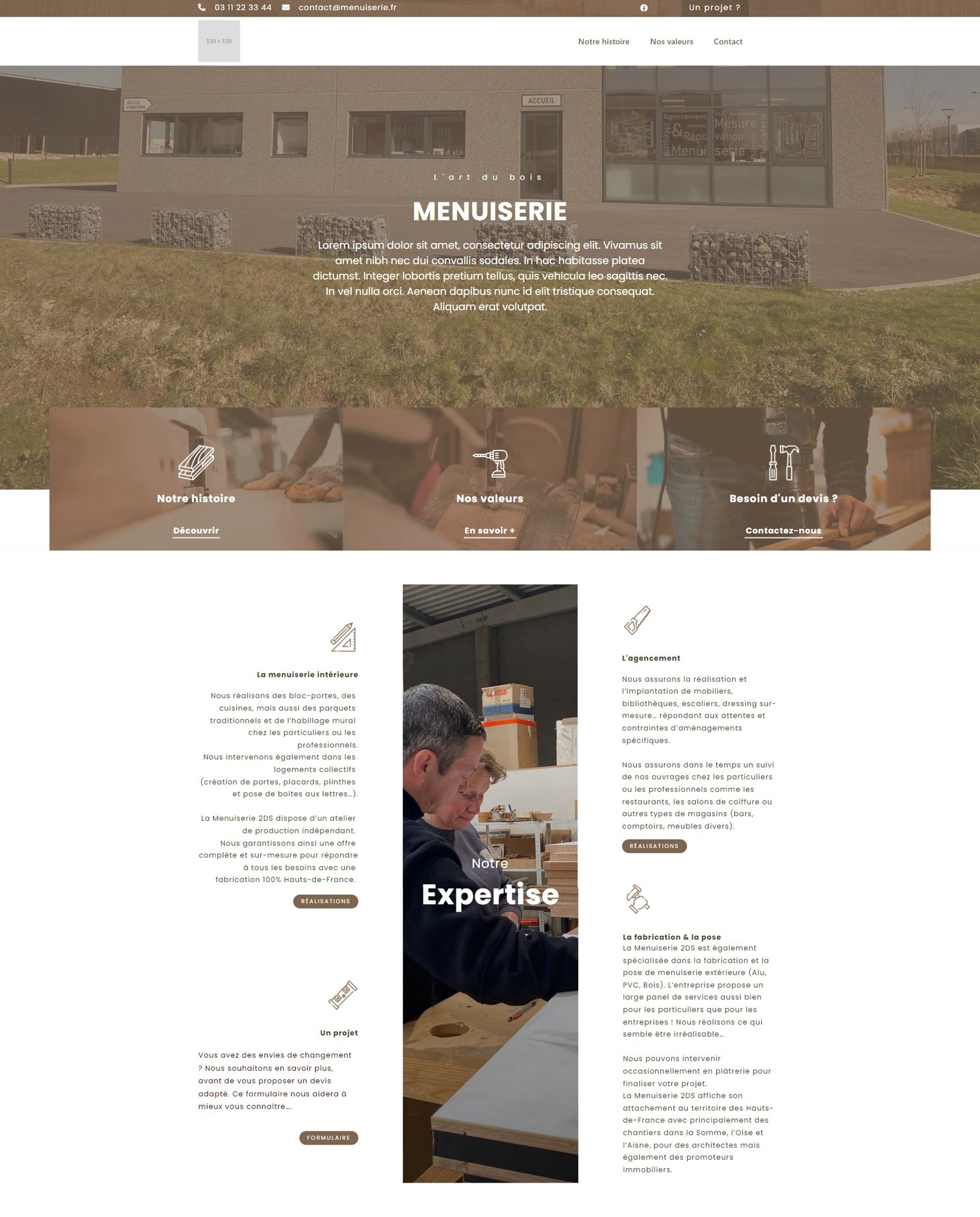 Aperçu POC Menuiserie